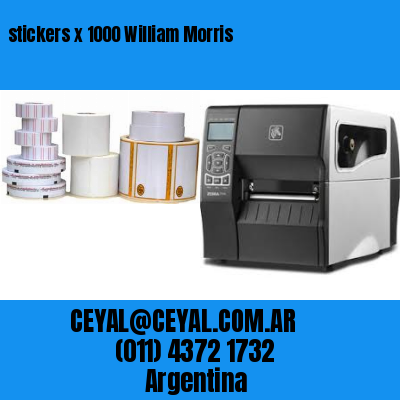 stickers x 1000 William Morris