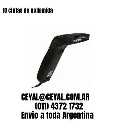 10 cintas de poliamida