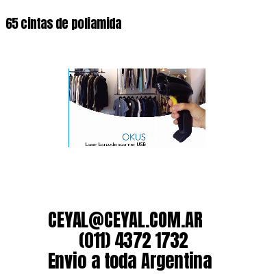 65 cintas de poliamida