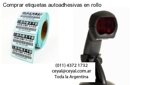 Comprar etiquetas autoadhesivas en rollo