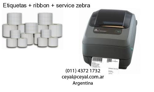 Etiquetas   ribbon   service zebra