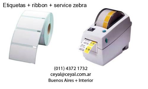 Etiquetas   ribbon   service zebra