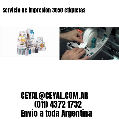 Servicio de impresion 3050 etiquetas