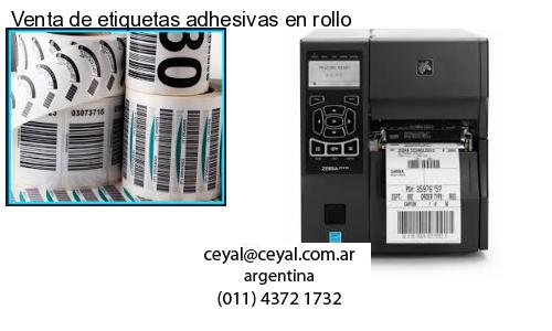 Venta de etiquetas adhesivas en rollo