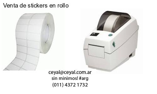 Venta de stickers en rollo