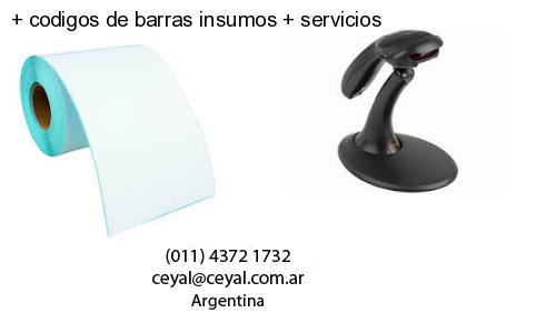   codigos de barras insumos   servicios