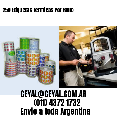 250 Etiquetas Termicas Por Rollo