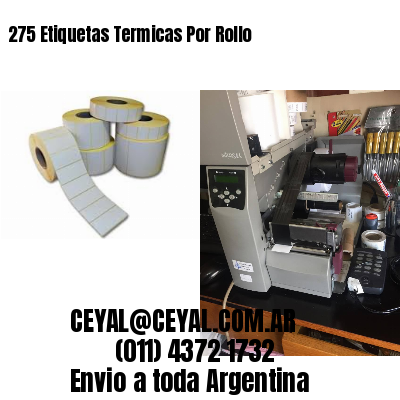 275 Etiquetas Termicas Por Rollo