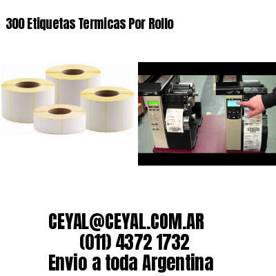 300 Etiquetas Termicas Por Rollo