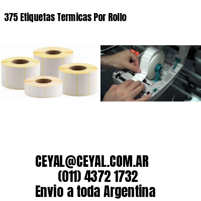 375 Etiquetas Termicas Por Rollo