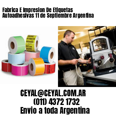 Fabrica E Impresion De Etiquetas Autoadhesivas 11 de Septiembre Argentina