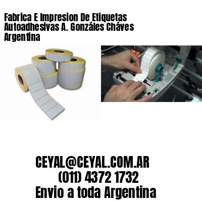 Fabrica E Impresion De Etiquetas Autoadhesivas A. Gonzáles Cháves Argentina