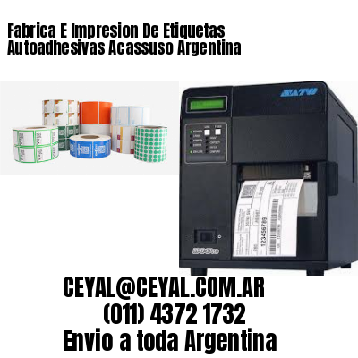 Fabrica E Impresion De Etiquetas Autoadhesivas Acassuso Argentina