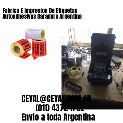 Fabrica E Impresion De Etiquetas Autoadhesivas Baradero Argentina