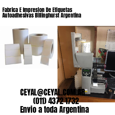 Fabrica E Impresion De Etiquetas Autoadhesivas Billinghurst Argentina