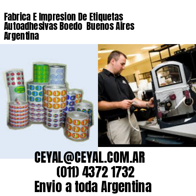 Fabrica E Impresion De Etiquetas Autoadhesivas Boedo  Buenos Aires Argentina