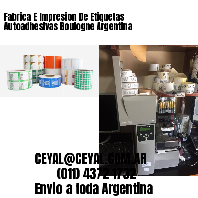 Fabrica E Impresion De Etiquetas Autoadhesivas Boulogne Argentina