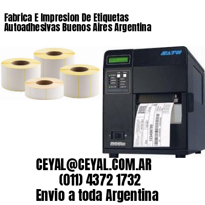 Fabrica E Impresion De Etiquetas Autoadhesivas Buenos Aires Argentina