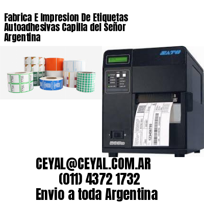 Fabrica E Impresion De Etiquetas Autoadhesivas Capilla del Señor Argentina