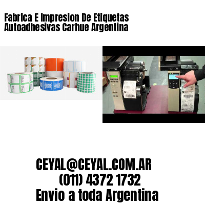 Fabrica E Impresion De Etiquetas Autoadhesivas Carhue Argentina