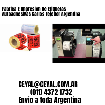 Fabrica E Impresion De Etiquetas Autoadhesivas Carlos Tejedor Argentina