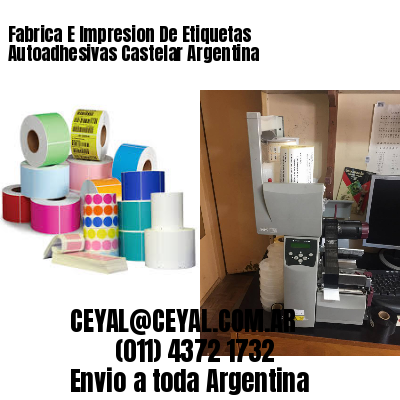 Fabrica E Impresion De Etiquetas Autoadhesivas Castelar Argentina