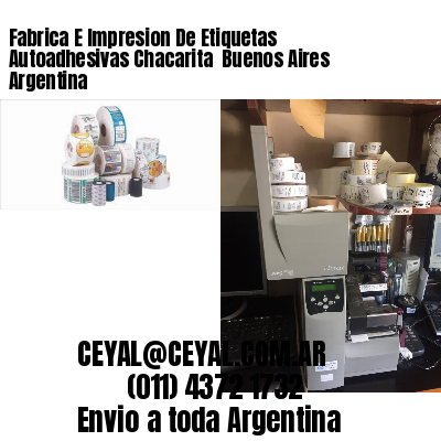 Fabrica E Impresion De Etiquetas Autoadhesivas Chacarita  Buenos Aires Argentina