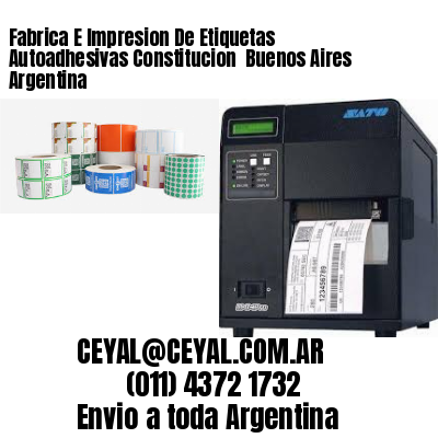Fabrica E Impresion De Etiquetas Autoadhesivas Constitucion  Buenos Aires Argentina