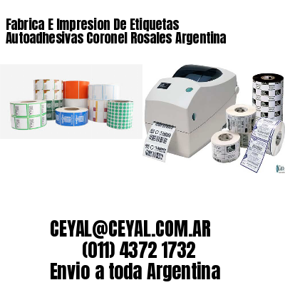 Fabrica E Impresion De Etiquetas Autoadhesivas Coronel Rosales Argentina
