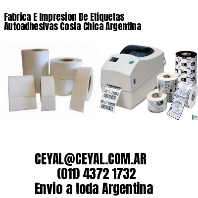Fabrica E Impresion De Etiquetas Autoadhesivas Costa Chica Argentina