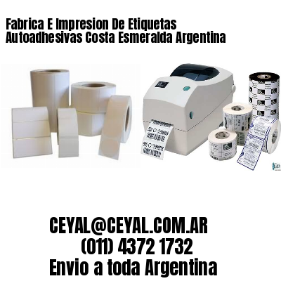 Fabrica E Impresion De Etiquetas Autoadhesivas Costa Esmeralda Argentina