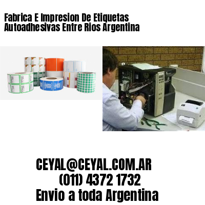 Fabrica E Impresion De Etiquetas Autoadhesivas Entre Rios Argentina