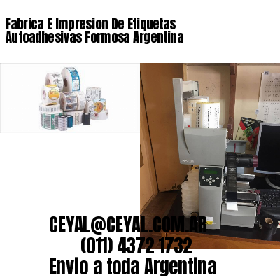 Fabrica E Impresion De Etiquetas Autoadhesivas Formosa Argentina