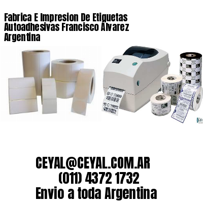 Fabrica E Impresion De Etiquetas Autoadhesivas Francisco Álvarez Argentina