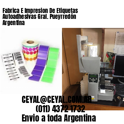 Fabrica E Impresion De Etiquetas Autoadhesivas Gral. Pueyrredón Argentina