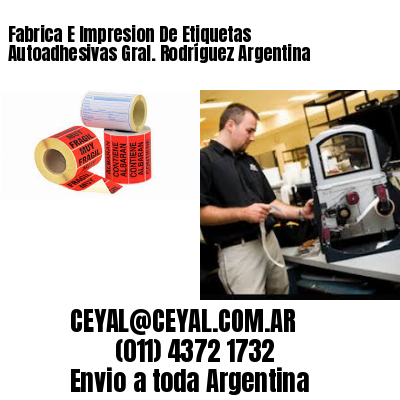 Fabrica E Impresion De Etiquetas Autoadhesivas Gral. Rodríguez Argentina