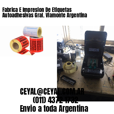Fabrica E Impresion De Etiquetas Autoadhesivas Gral. Viamonte Argentina