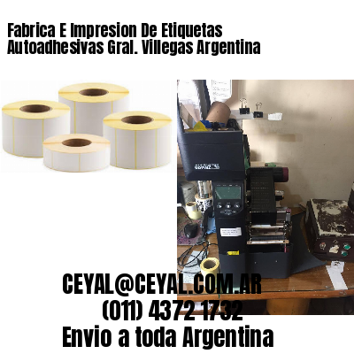 Fabrica E Impresion De Etiquetas Autoadhesivas Gral. Villegas Argentina