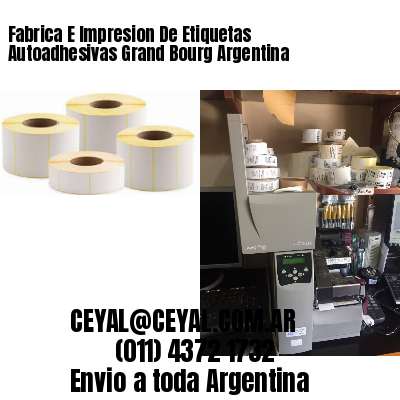 Fabrica E Impresion De Etiquetas Autoadhesivas Grand Bourg Argentina