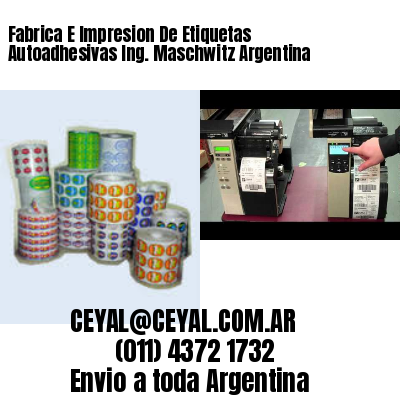 Fabrica E Impresion De Etiquetas Autoadhesivas Ing. Maschwitz Argentina
