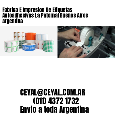 Fabrica E Impresion De Etiquetas Autoadhesivas La Paternal Buenos Aires Argentina