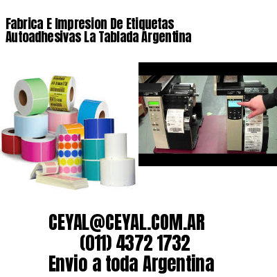 Fabrica E Impresion De Etiquetas Autoadhesivas La Tablada Argentina