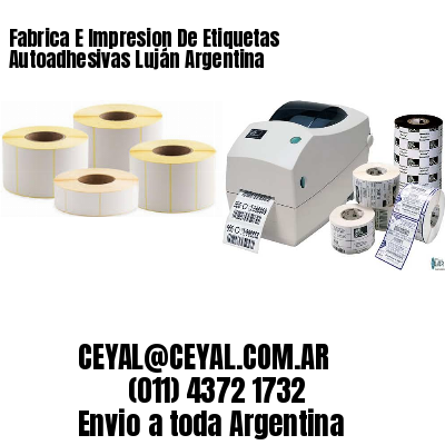 Fabrica E Impresion De Etiquetas Autoadhesivas Luján Argentina