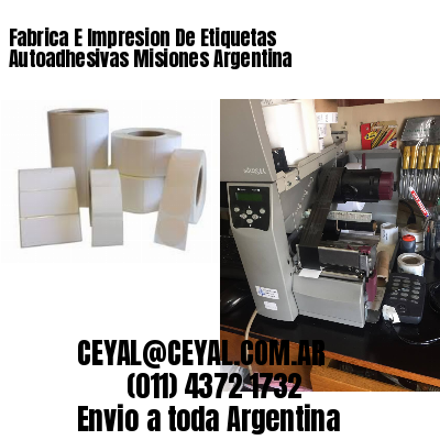 Fabrica E Impresion De Etiquetas Autoadhesivas Misiones Argentina