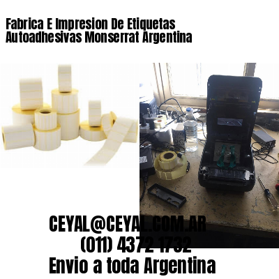 Fabrica E Impresion De Etiquetas Autoadhesivas Monserrat Argentina