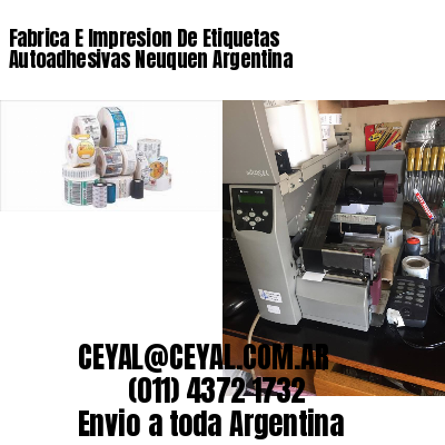 Fabrica E Impresion De Etiquetas Autoadhesivas Neuquen Argentina