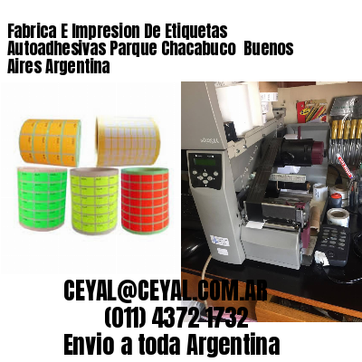 Fabrica E Impresion De Etiquetas Autoadhesivas Parque Chacabuco  Buenos Aires Argentina