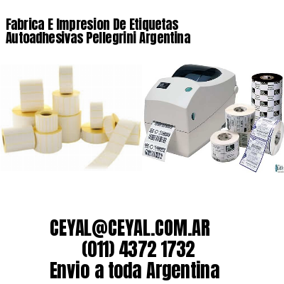 Fabrica E Impresion De Etiquetas Autoadhesivas Pellegrini Argentina