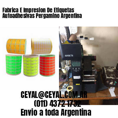 Fabrica E Impresion De Etiquetas Autoadhesivas Pergamino Argentina