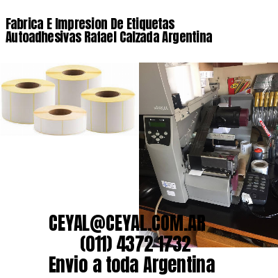 Fabrica E Impresion De Etiquetas Autoadhesivas Rafael Calzada Argentina